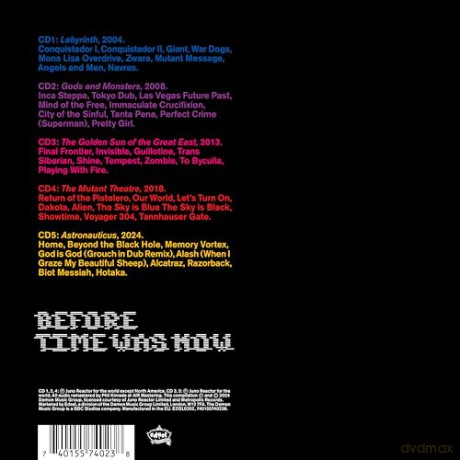 Juno Reactor: Before Time Was Now (Deluxe Signed) [5CD]