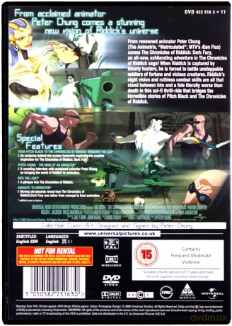 Dark Fury The Chronicles Of Riddick (Kroniki Riddicka: Mroczna Furia) [DVD]