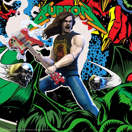 Cliff Burton: Cliff Burton Ultimates! Wave 02 - Cliff Burton (Superhero Poster)