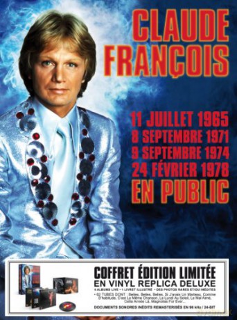 Claude Francois: Coffret Albums En Public 1965-1978 [4CD]