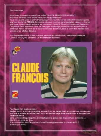 Claude Francois: Coffret Albums En Public 1965-1978 [4CD]