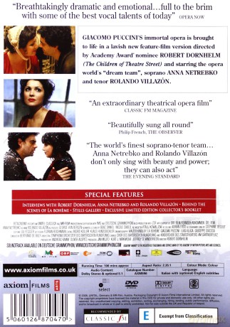 La Boheme The Film [DVD]