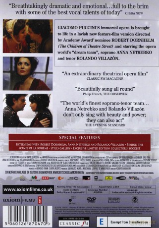 La Boheme The Film [DVD]