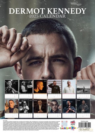 Dermot Kennedy: Dermot Kennedy 2025 Calendar [KALENDARZ]