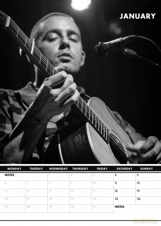 Dermot Kennedy: Dermot Kennedy 2025 Calendar [KALENDARZ]