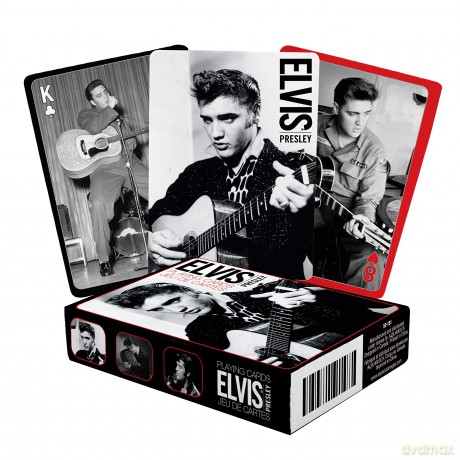 Elvis Presley: Elvis - Black And White Playing Cards [KARTY]