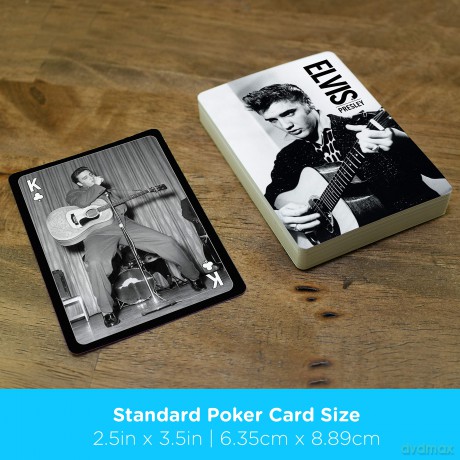 Elvis Presley: Elvis - Black And White Playing Cards [KARTY]