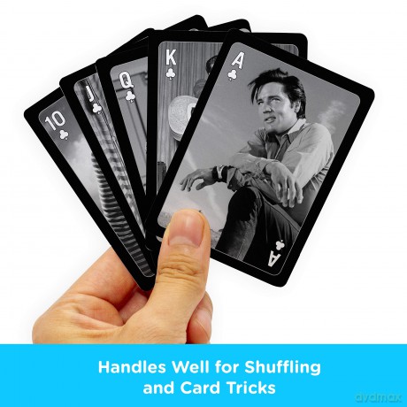 Elvis Presley: Elvis - Black And White Playing Cards [KARTY]