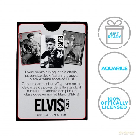 Elvis Presley: Elvis - Black And White Playing Cards [KARTY]