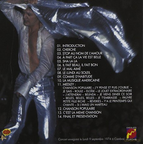 Claude Francois: En Public 1974: Cambrai [CD]