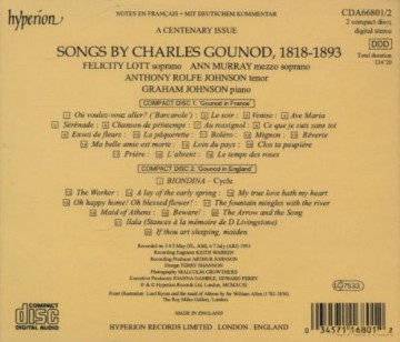 Gounod: Gounodbiondina Other Songs [2CD]