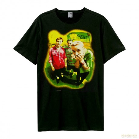 Greenday: Greenday - Mugshot Rebels Amplified Vintage Black Large T Shirt
