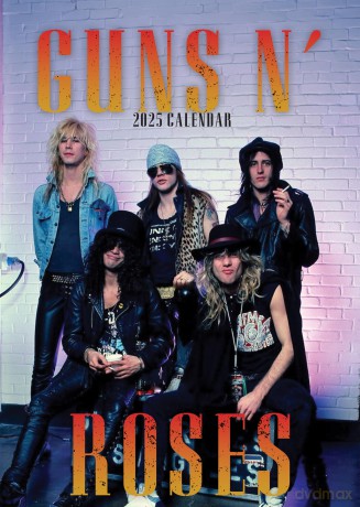 Guns N Roses: Guns N Roses 2025 Calendar [KALENDARZ]