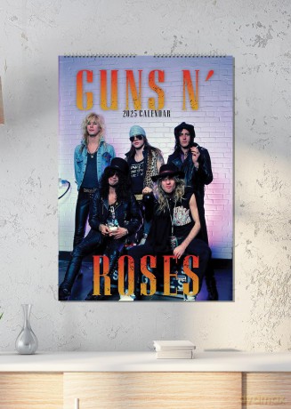 Guns N Roses: Guns N Roses 2025 Calendar [KALENDARZ]