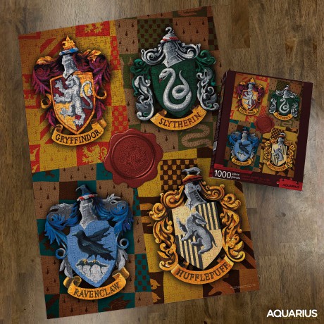 Harry Potter: Harry Potter Crests 1000 Piece Jigsaw Puzzle [PUZZLE]