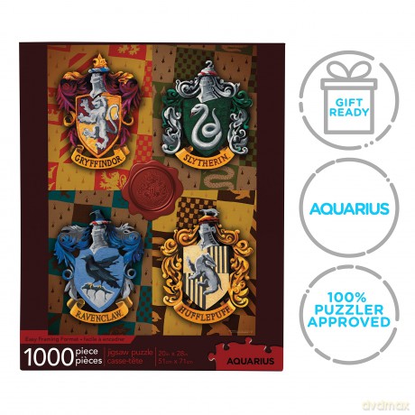 Harry Potter: Harry Potter Crests 1000 Piece Jigsaw Puzzle [PUZZLE]