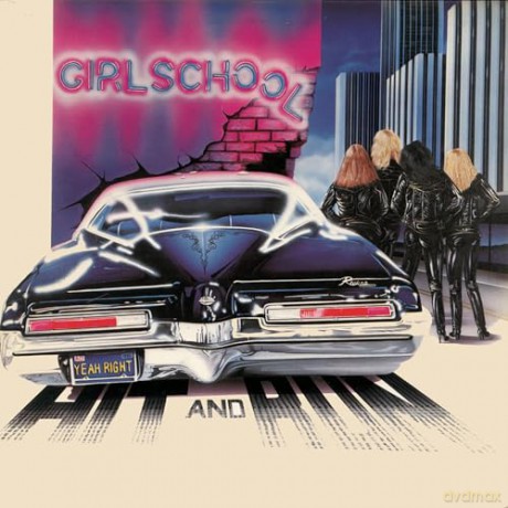 Girlschool: Hit And Run (Marble) [Winyl]