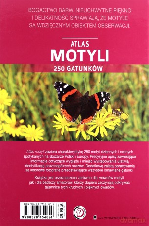 Atlas motyli. 250 gatunków - Twardowska Kamila, Twardowski Jacek [KSIĄŻKA]