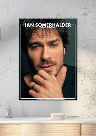Ian Somerhalder: Ian Somerhalder 2025 Calendar [KALENDARZ]