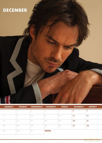 Ian Somerhalder: Ian Somerhalder 2025 Calendar [KALENDARZ]