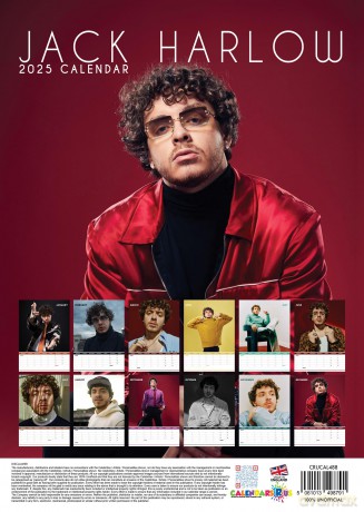 Jack Harlow: Jack Harlow 2025 Calendar [KALENDARZ]
