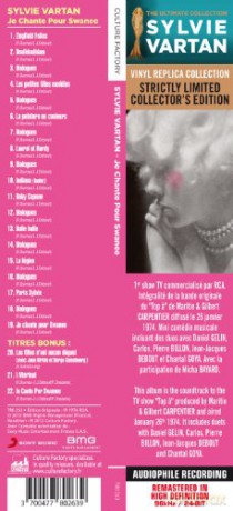 Sylvie Vartan: Je Chante Pour Swanee [CD]