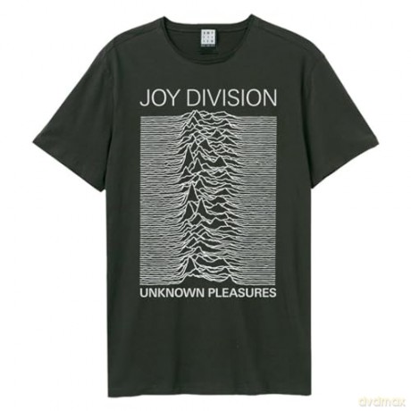 Joy Division: Joy Division Unknown Pleasures Amplified Vintage Charcoal X Large T Shirt