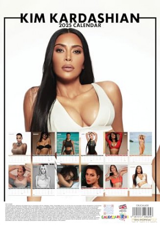 Kim Kardashian: Kim Kardashian 2025 Calendar [KALENDARZ]