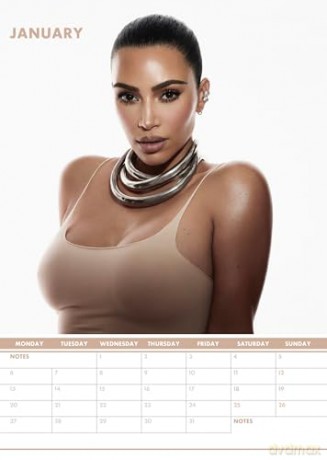 Kim Kardashian: Kim Kardashian 2025 Calendar [KALENDARZ]