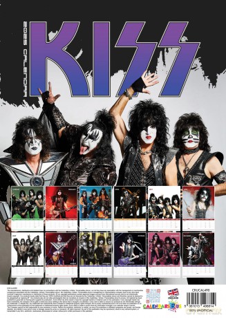 Kiss: Kiss 2025 Calendar [KALENDARZ]