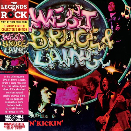 West. Bruce And Laing: Live N Kickin [CD]