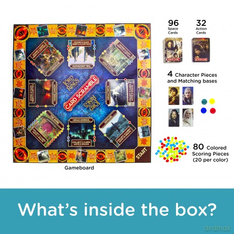 Lord Of The Rings: Lord Of The Rings Card Scramble Board Game [GRA PLANSZOWA]