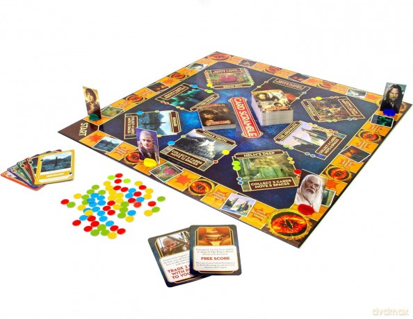 Lord Of The Rings: Lord Of The Rings Card Scramble Board Game [GRA PLANSZOWA]