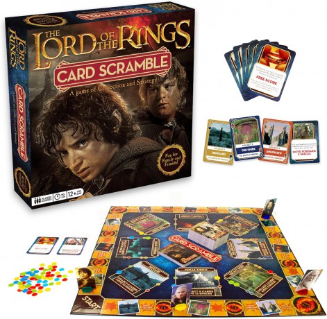 Lord Of The Rings: Lord Of The Rings Card Scramble Board Game [GRA PLANSZOWA]