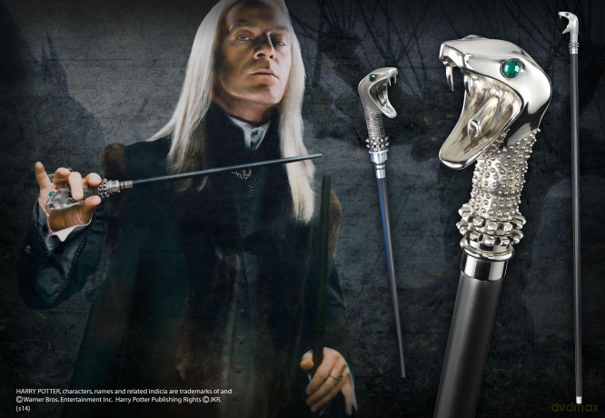 Harry Potter: Lucius Malfoys Walking Stick And Wand