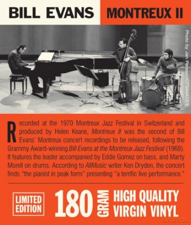 Bill Evans: Montreux II - Recorded Live At The Montreux Festival. 1970 (Limited) [Winyl]