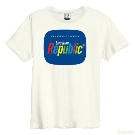 New Order: New Order - Live From Republic Amplified Vintage White X Large T Shirt