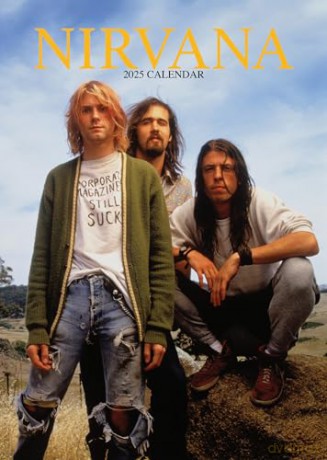 Nirvana: Nirvana 2025 Calendar [KALENDARZ]