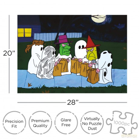 Peanuts: Peanuts- Trick Or Treat 1000 Piece Jigsaw Puzzle [PUZZLE]