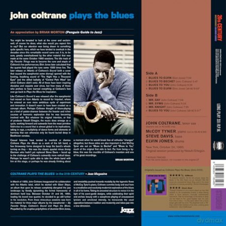 John Coltrane: Plays The Blues (+2 Bonus Tracks) (Limited) (Blue) [Winyl]