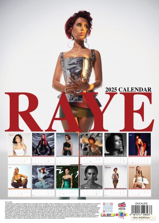 Raye: Raye 2025 Calendar [KALENDARZ]