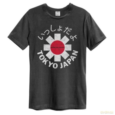 Red Hot Chili Peppers: Red Hot Chili Peppers Tokyo Japan Amplified Vintage Charcoal Medium T Shirt