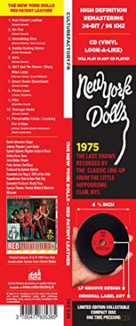New York Dolls: Red Patent Leather [CD]