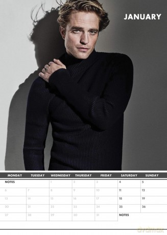 Robert Pattinson: Robert Pattinson 2025 Calendar [KALENDARZ]