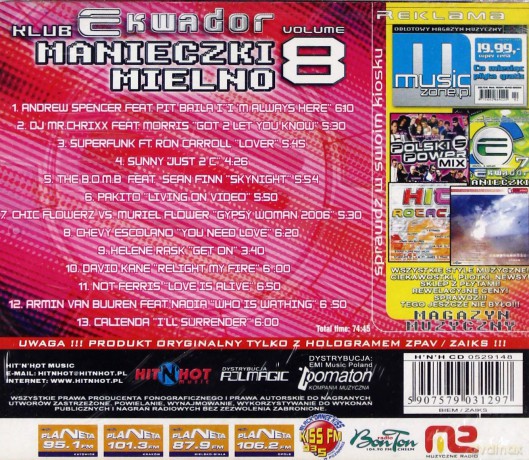 Ekwador Manieczki vol. 8 [CD]
