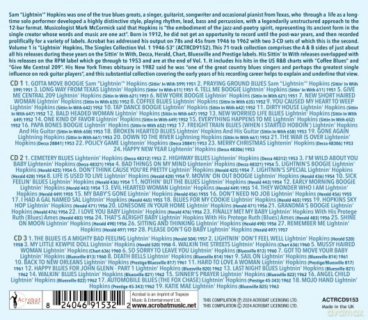 Lightnin Hopkins: Singles Collection Vol. 2 1951-62 [3CD]