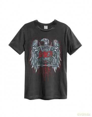 Slayer: Slayer - Ammunition Eagle Amplified Vintage Charcoal Small T Shirt