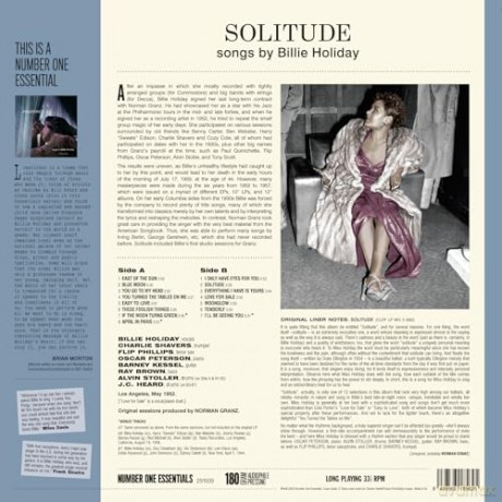 Billie Holiday: Solitude (+3 Bonus Tracks) (Limited) [Winyl]