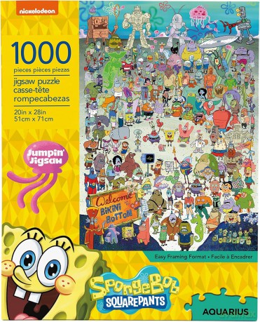 Spongebob Squarepants: Spongebob Squarepants - Cast 1000 Piece Jigsaw Puzzle [PUZZLE]