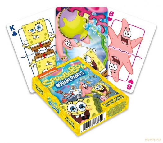Spongebob Squarepants: Spongebob Squarepants Cast Playing Cards [KARTY]
